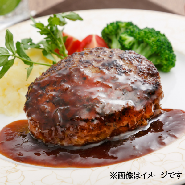 【銀座 ラ・ベットラ・ダ・オチアイ 落合務監修】牛肉100％のハンバーグと黒トリュフソース 商品サムネイル